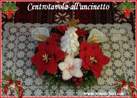 Centrotavola Stella Di Natale All Uncinetto.Nuova Pagina 1