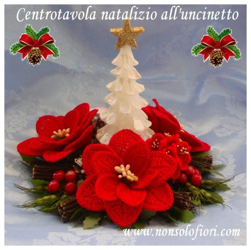 Natale Centrotavola Natalizio All Uncinetto Schemi.Lavori Uncinetto Natalizi Tutorial Uncinetto Ideas