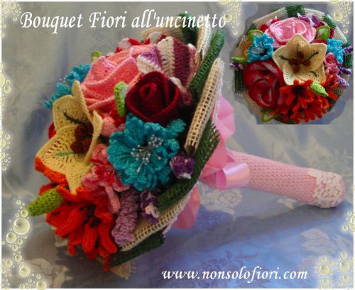 Bouquet all'uncinetto 5